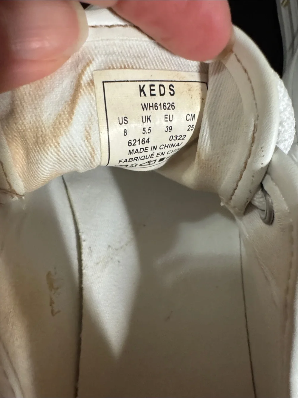 KEDS Triple Up White Leather Platform Sneaker Size 8